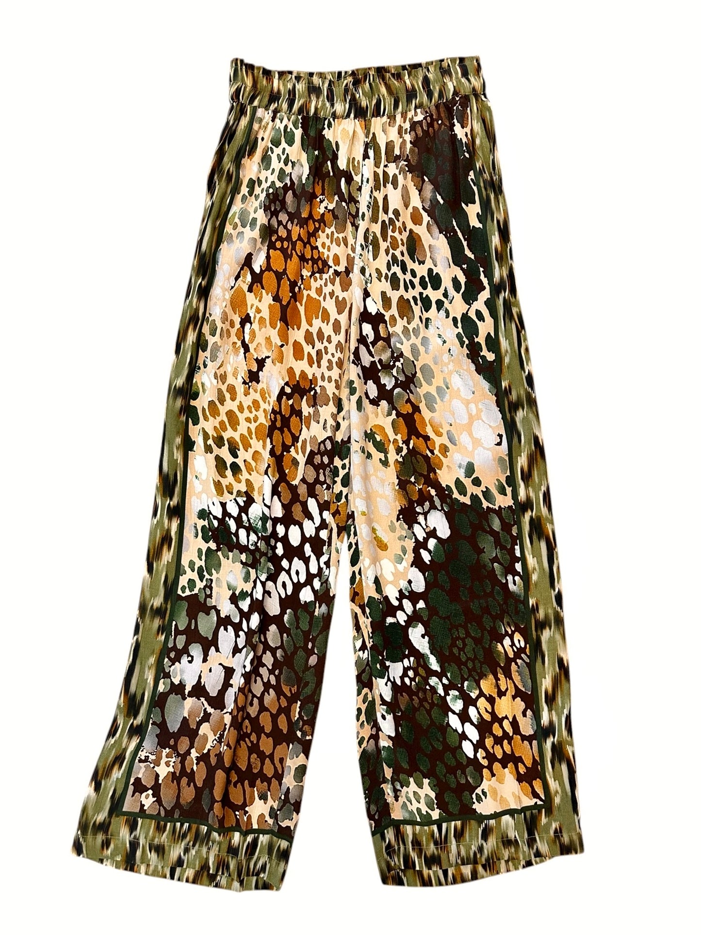 Evaline Printed Trousers in multi by Blank