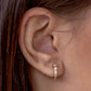 CZ Mini Hoop Earring by Eneida Franca