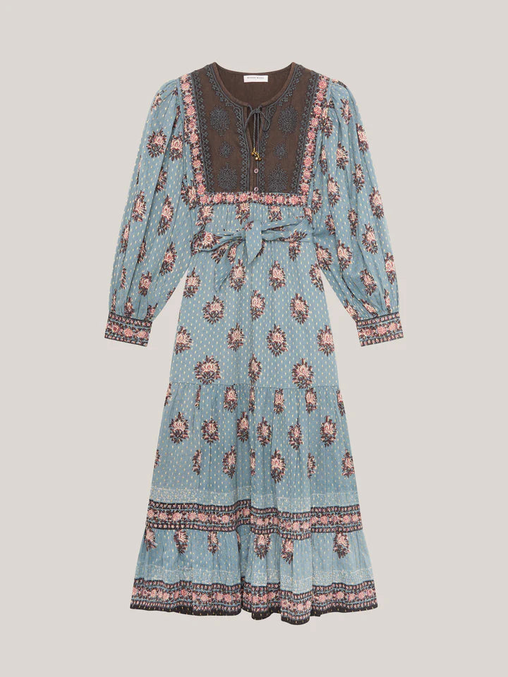 Allegra Dress in cerulean mist by Maison Hotel