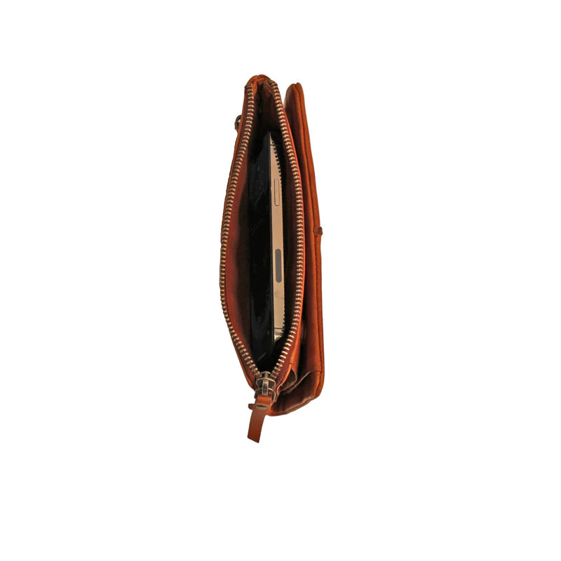 Andi Wallet in brown by Latico