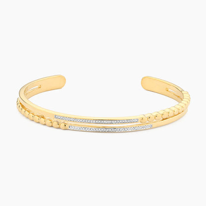 Change It Up Cuff Bracelet in gold by Ella Stein