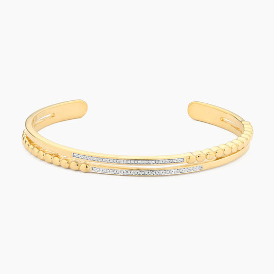 Change It Up Cuff Bracelet in gold by Ella Stein