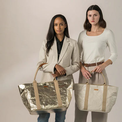 Giulia Carryall Tote Large Bag in Platino by Uashmama