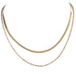 Charm Bar- Pill Chain Necklace Chain in gold by Farrah B