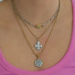 Mind Games Necklace in silver by Farrah B