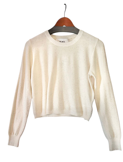 Sparkle Sweater in latte by B-YU
