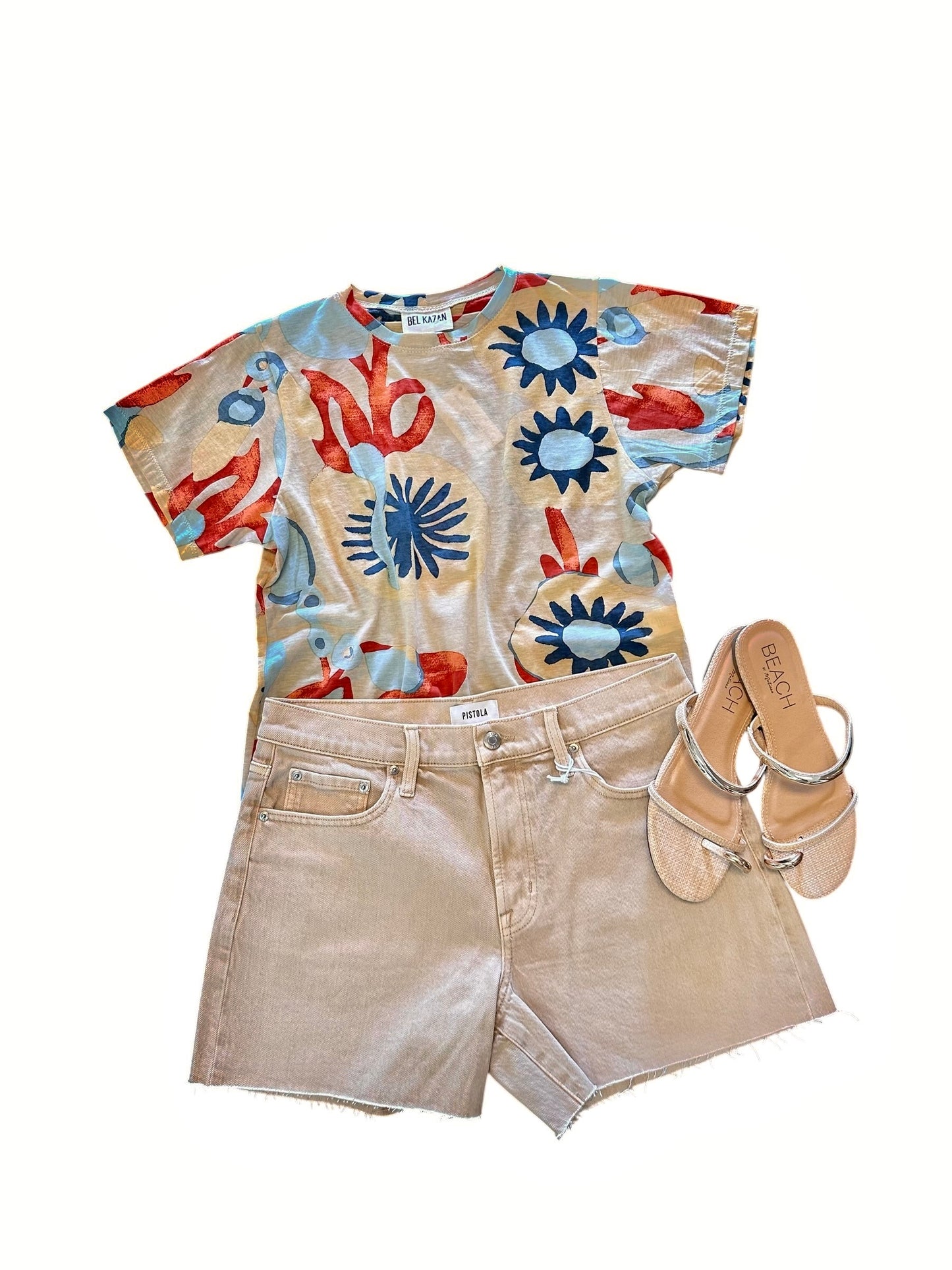 Mika Tee in cream velora by Bel Kazan