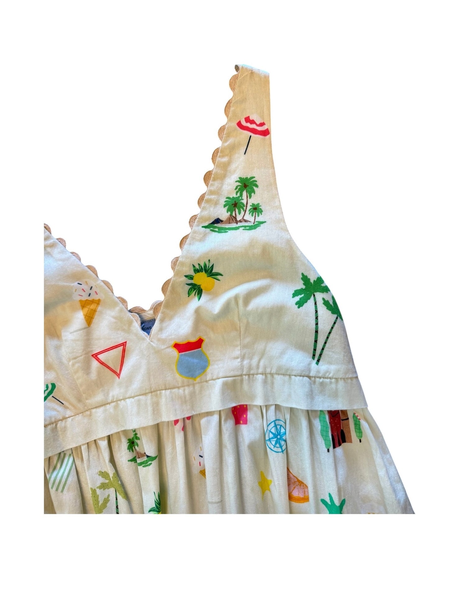Febia Printed Maxi Dress in multi by Conditions Apply