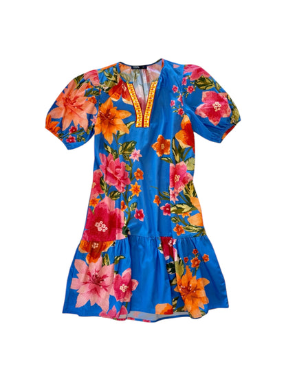 Gwen Dress in capri blossoms by Maude Vivante