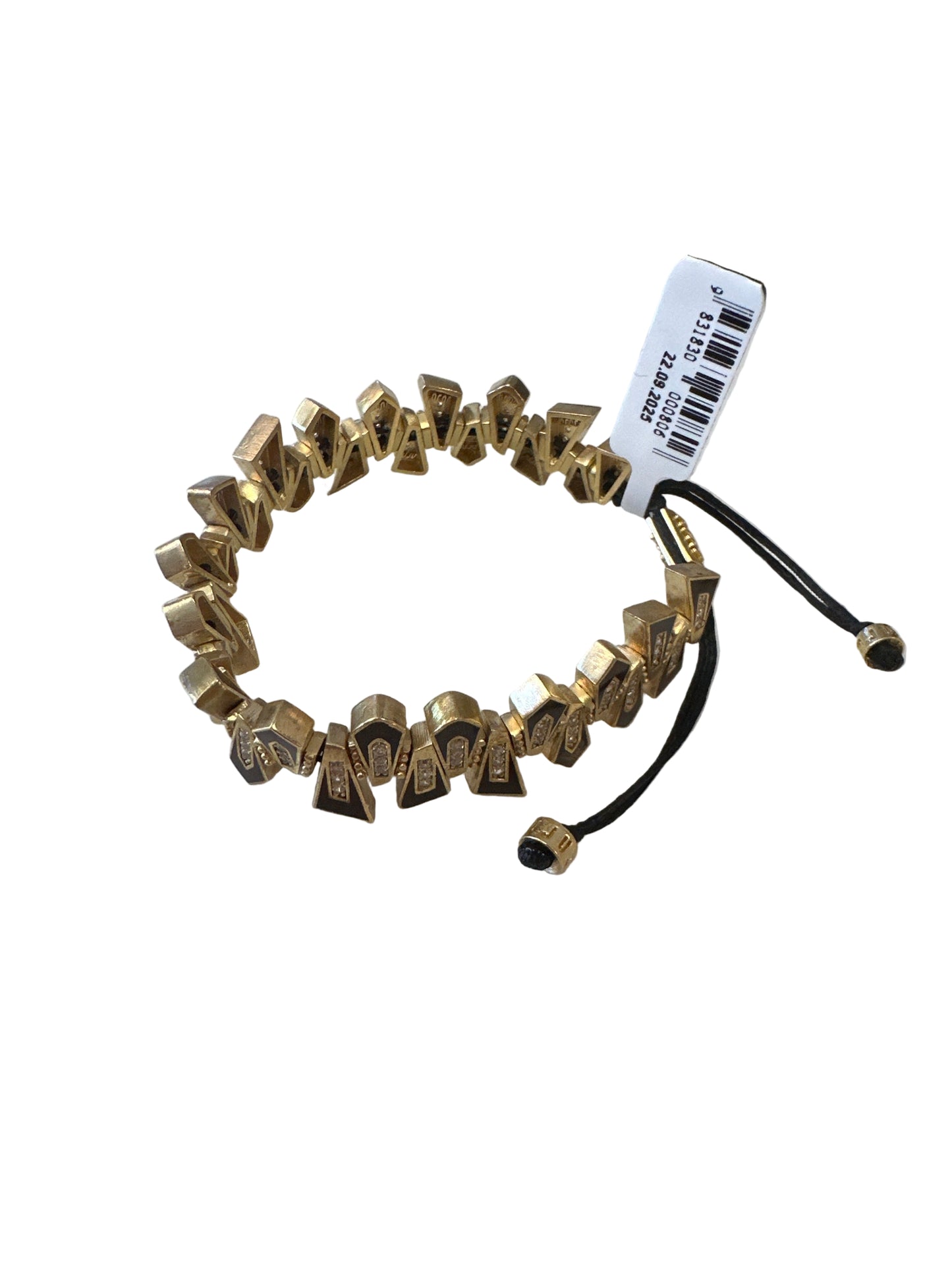 Sky Bracelet in black/brass by JUJU