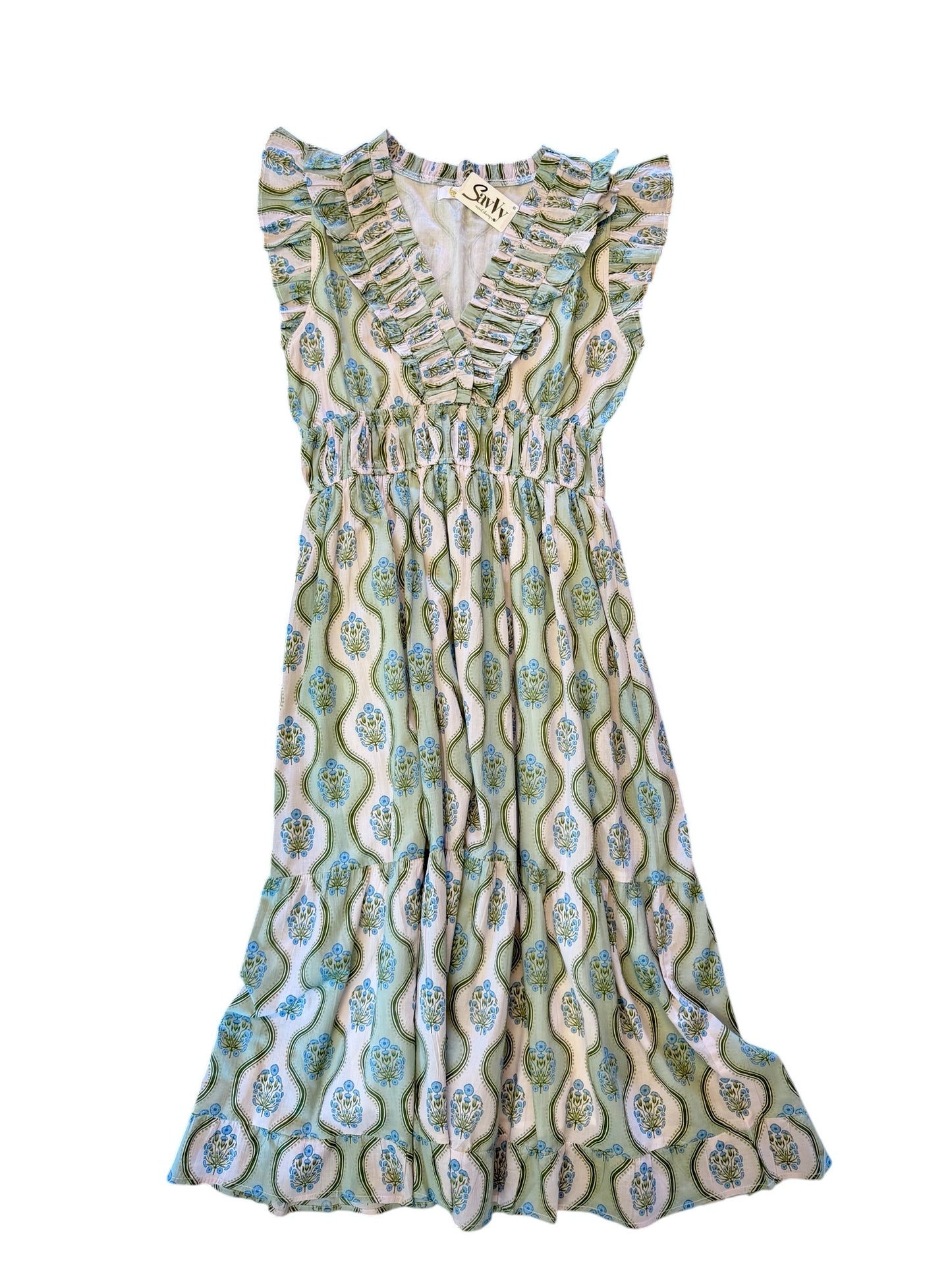 Cora Dress in soft mint by Bindu