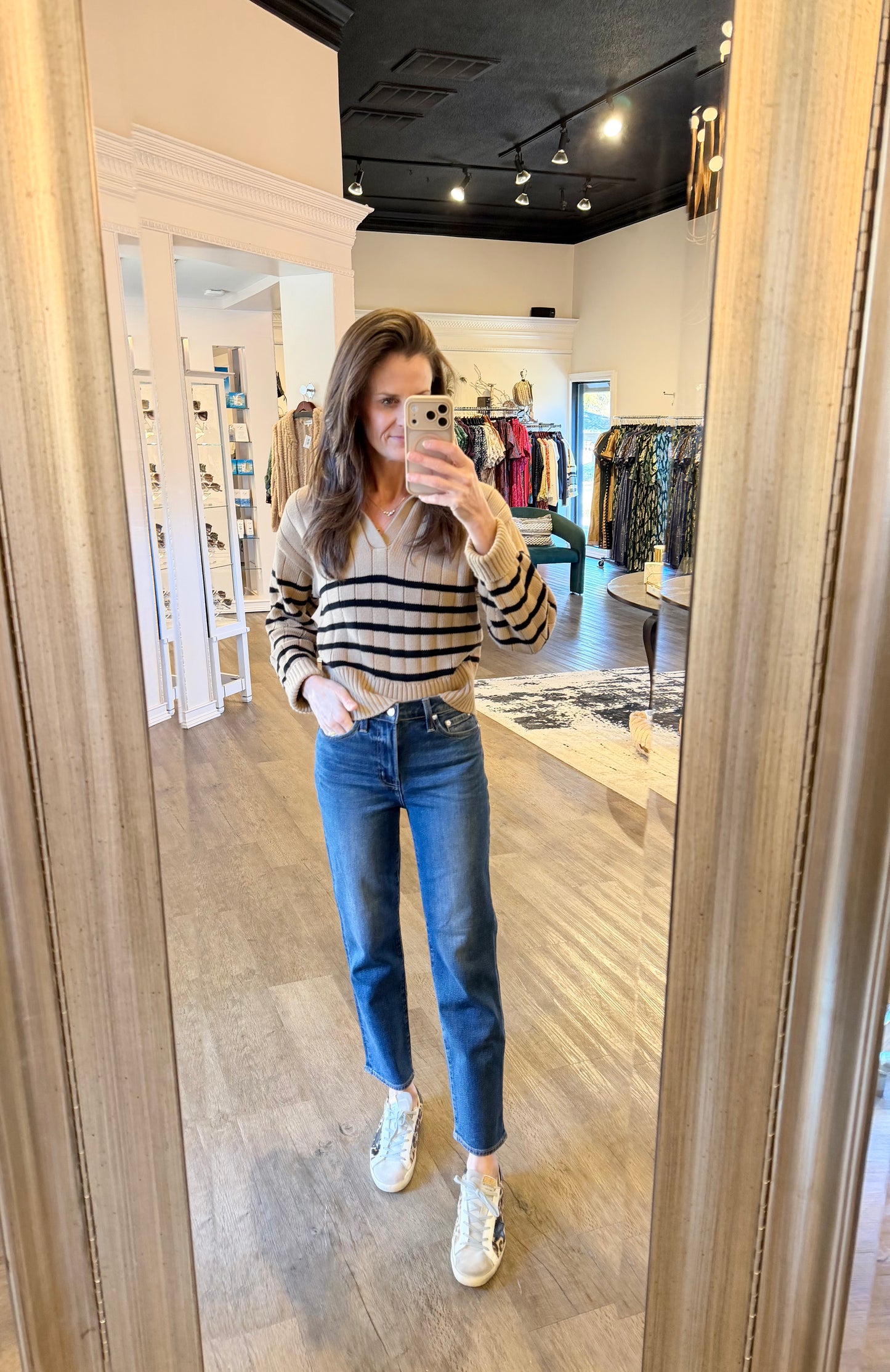 Charlie High Rise Classic Straight Ankle in broadway by Pistola