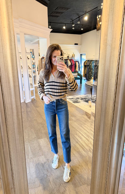 Charlie High Rise Classic Straight Ankle in broadway by Pistola