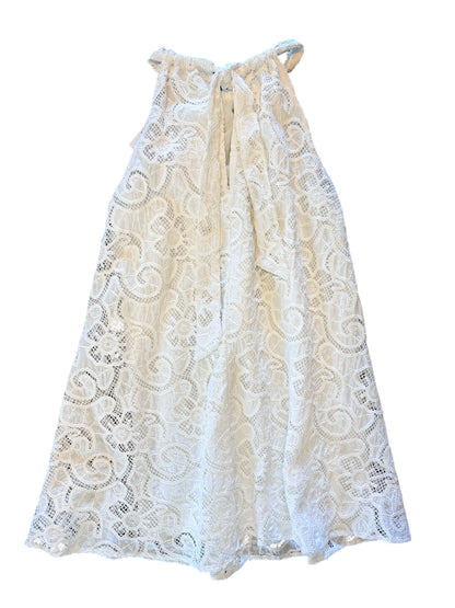 Afnane Shift Dress in blanc by FRNCH