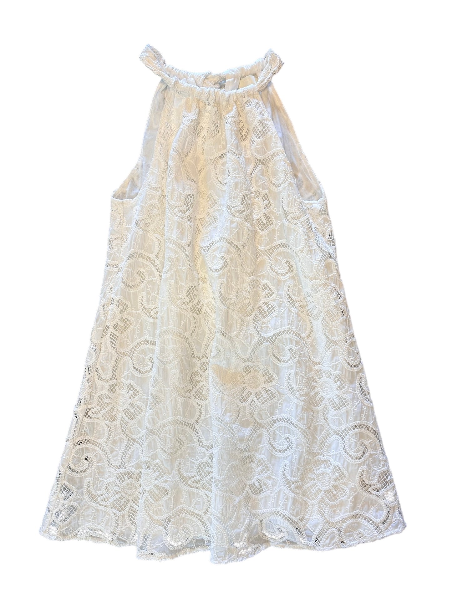 Afnane Shift Dress in blanc by FRNCH