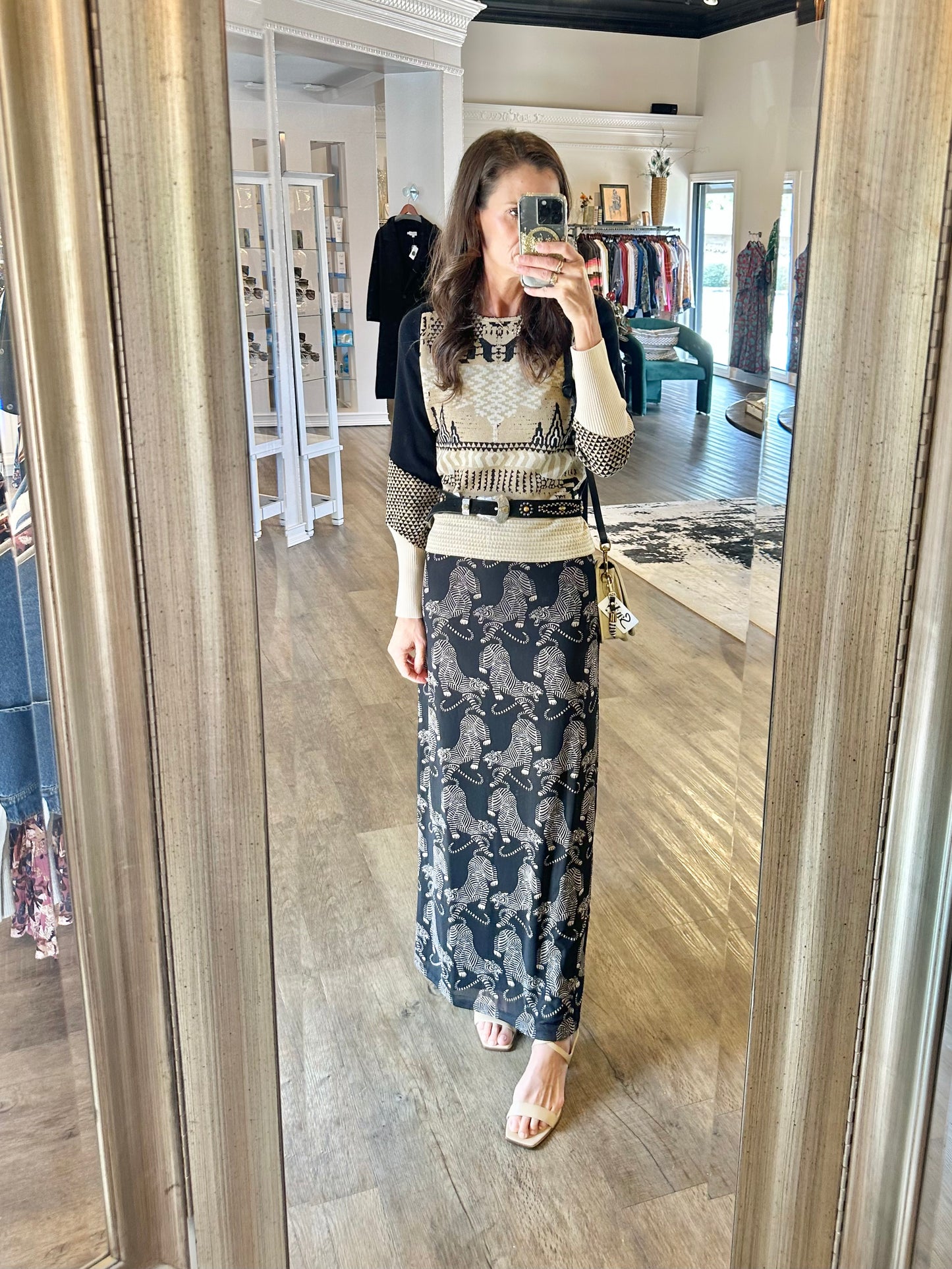 Bandido Pancho Belt in onix by Maison Hotel