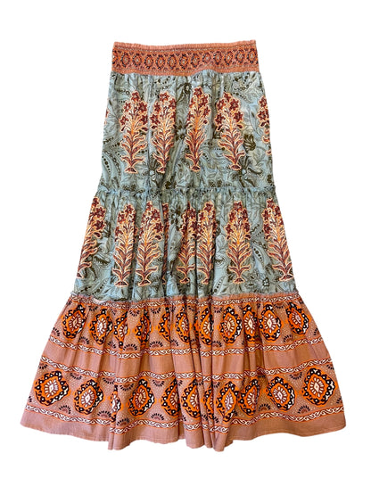 Nour Maxi Skirt in egyptian blue by Bindu