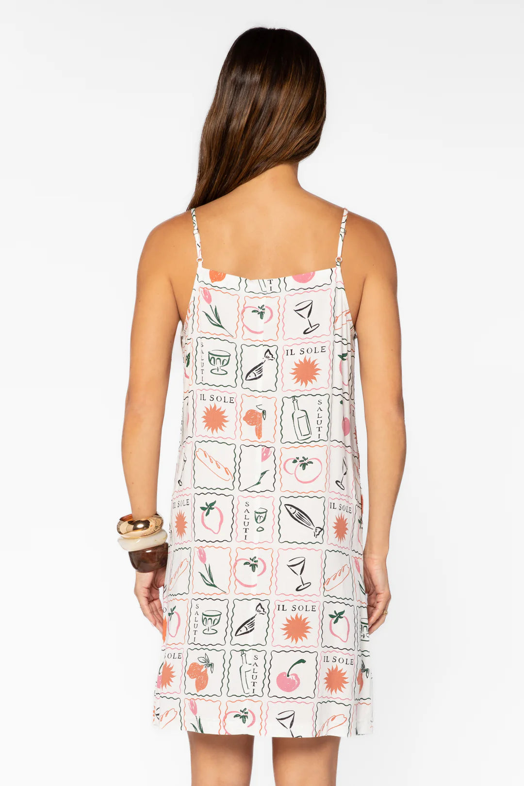 Brianne Tile Shift Dress in multi by Velvet Heart