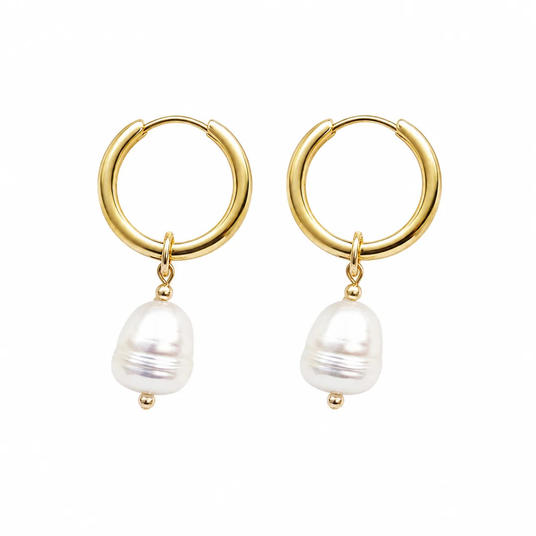 By Your Side Hoops in gold by Splash