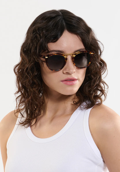 Beau II in Kyoto Tortoise 18K Polarized by Krewe