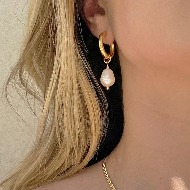 By Your Side Hoops in gold by Splash