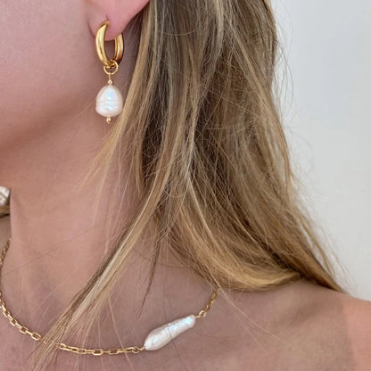 By Your Side Hoops in gold by Splash