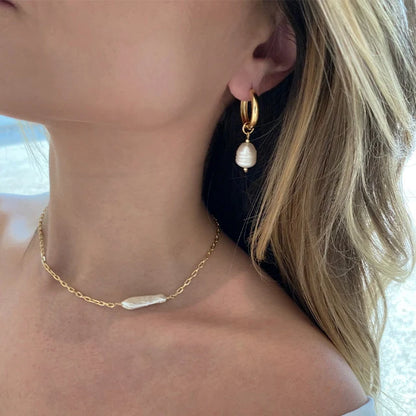 By Your Side Hoops in gold by Splash