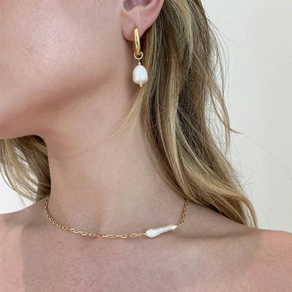 By Your Side Hoops in gold by Splash