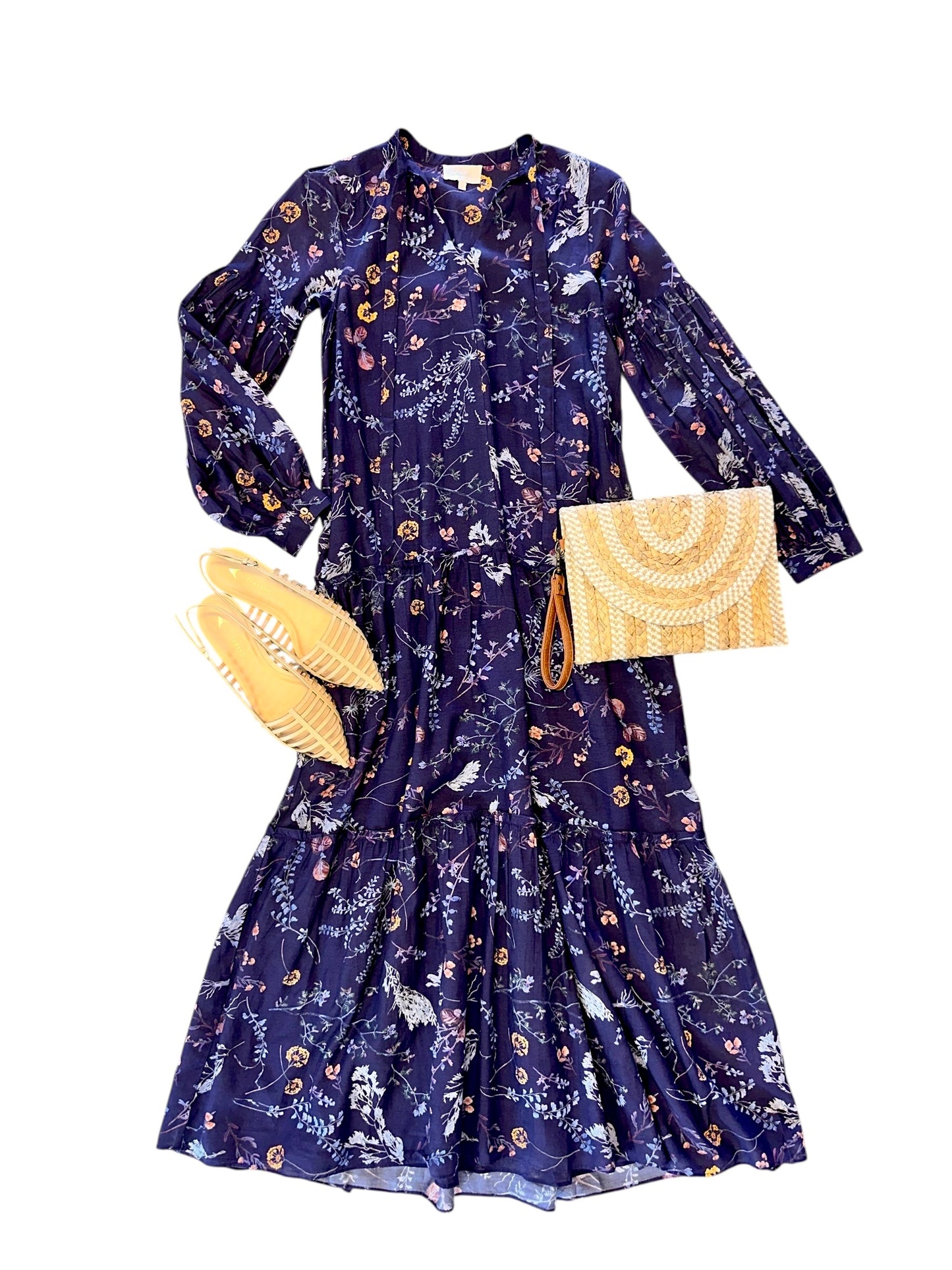 Sunny Ankle Dress in viviana print by Cleobella