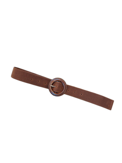 Stretch Woven Belt in brown by Molly Bracken