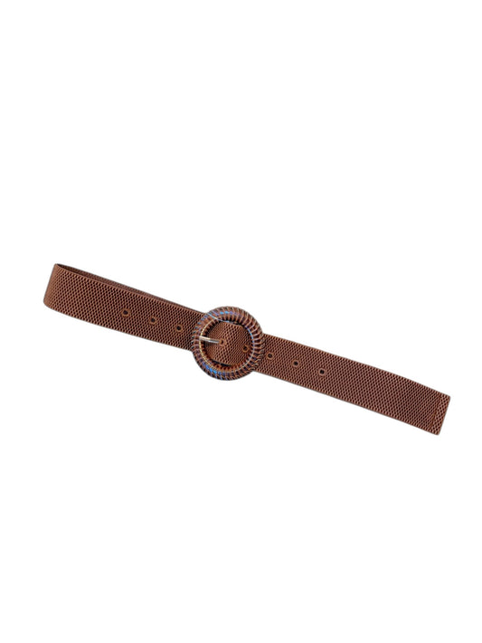 Stretch Woven Belt in brown by Molly Bracken