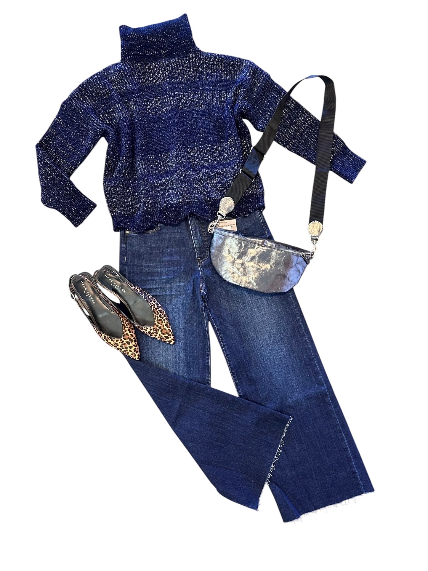 For Infinity Sweater in navy by RAGA