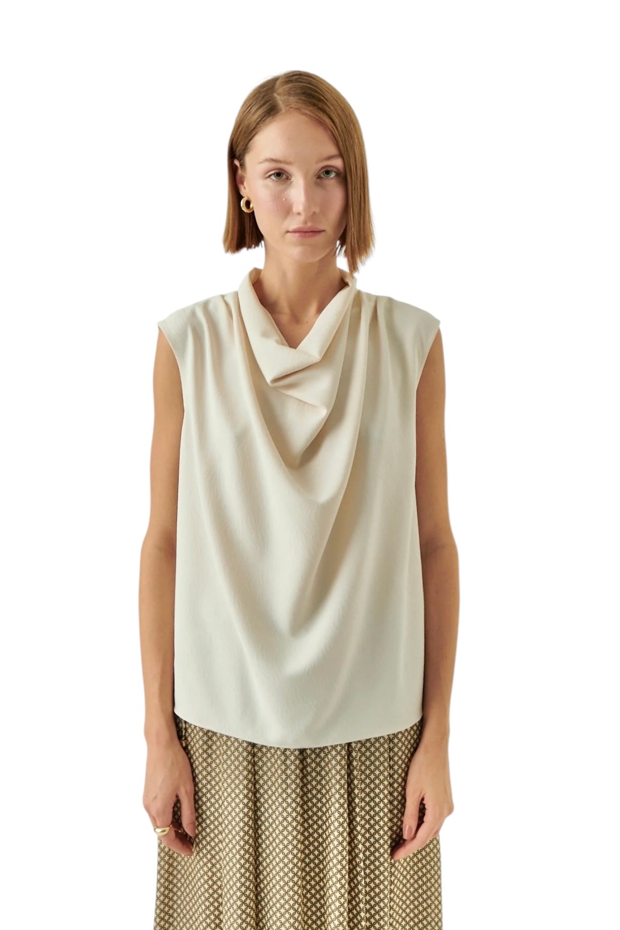 Ashlyn Blouse in cream by Exquise