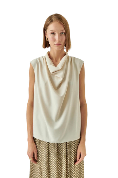 Ashlyn Blouse in cream by Exquise