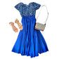 Capri Skirt in cobalt blue by Corey Lynn Calter