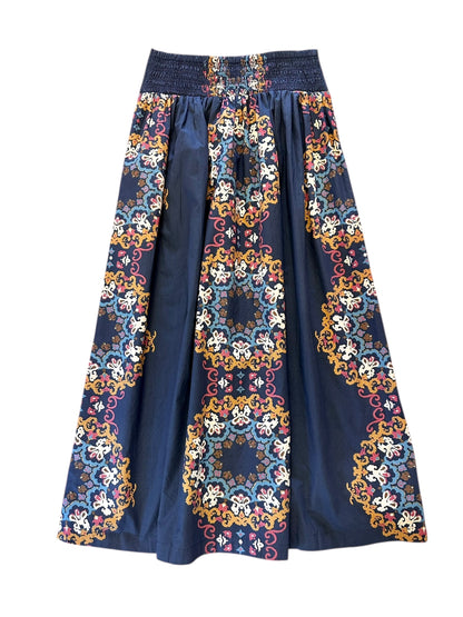 Esmeralda Ankle Skirt in venezia blue by Cleobella