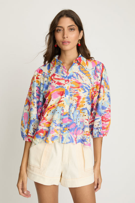 Juliette Top in vivid garden by Caballero
