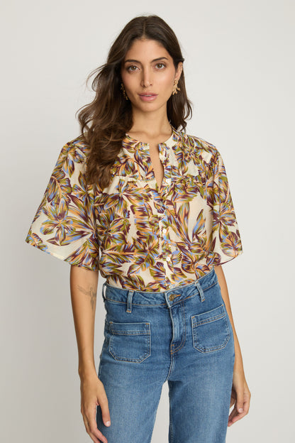 Aliyah Top in dutch blossom by Caballero