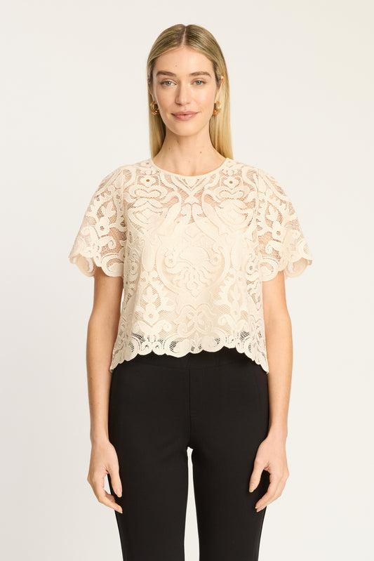 Carmen Top in natural by Caballero