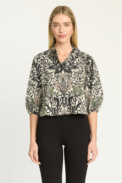 Juliette Top in safari garden morning by Caballero