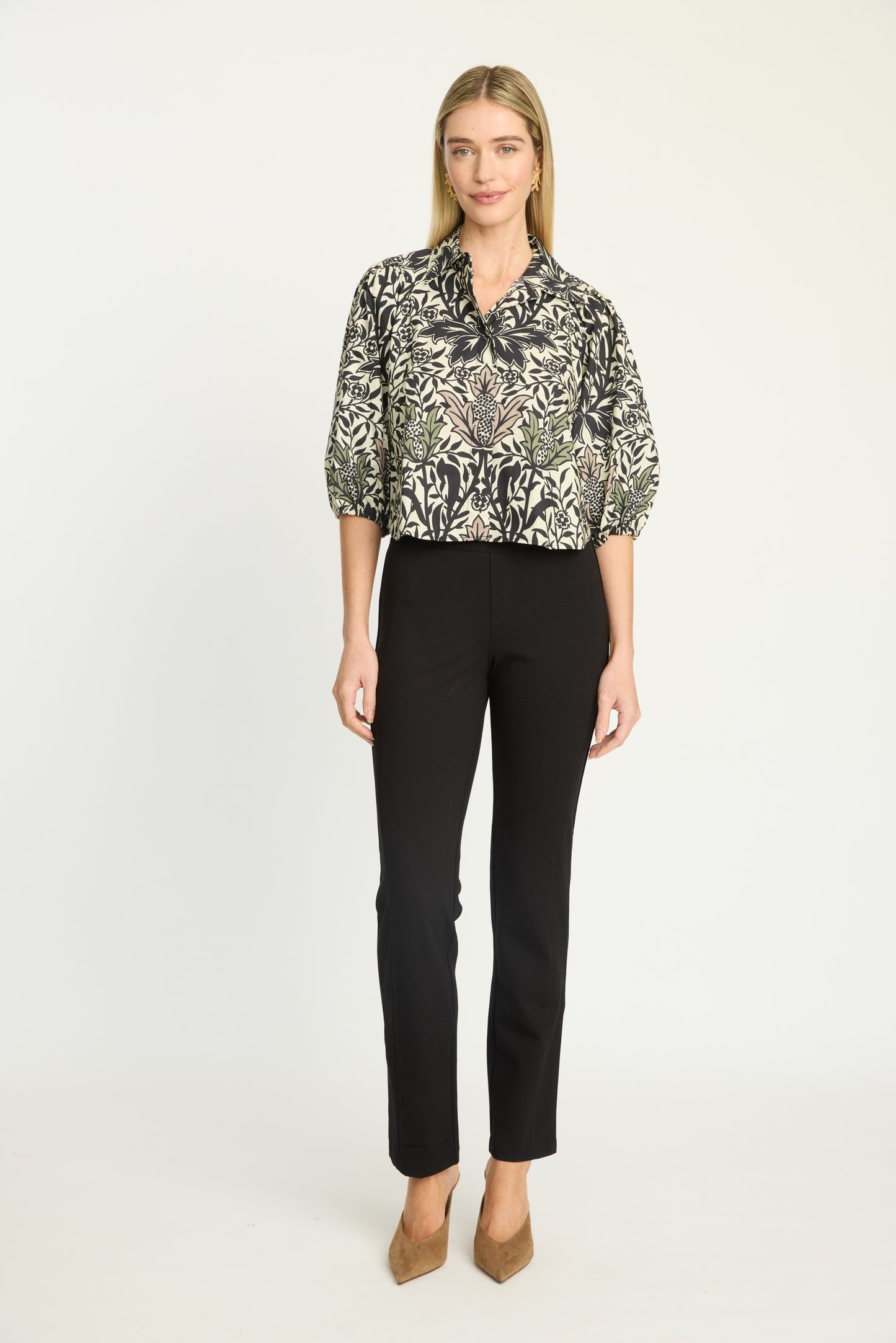 Juliette Top in safari garden morning by Caballero