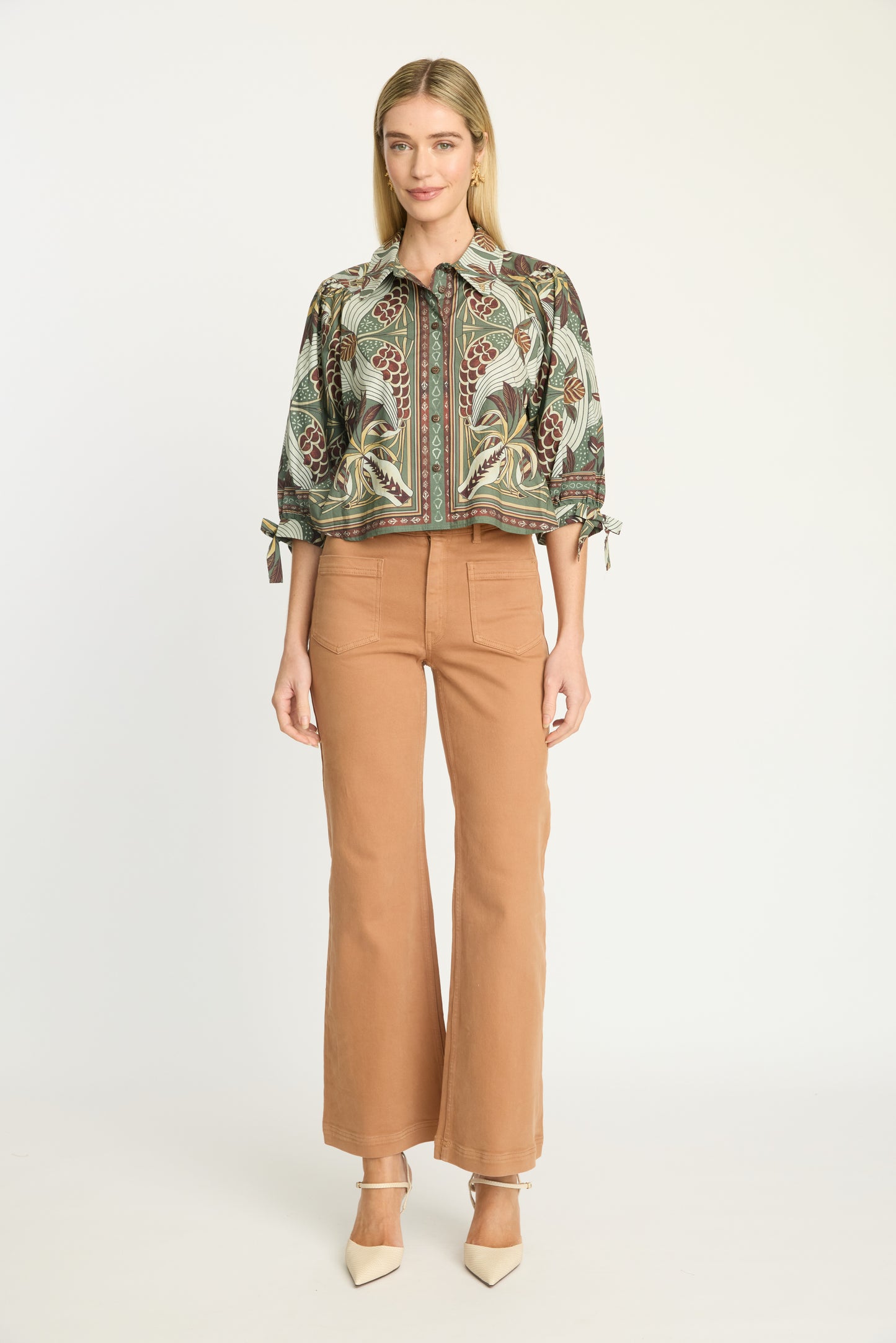 Anissa Top in vintage tapestry by Caballero