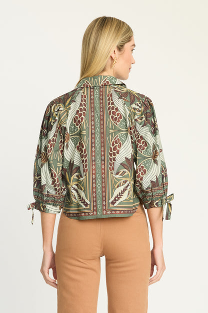 Anissa Top in vintage tapestry by Caballero