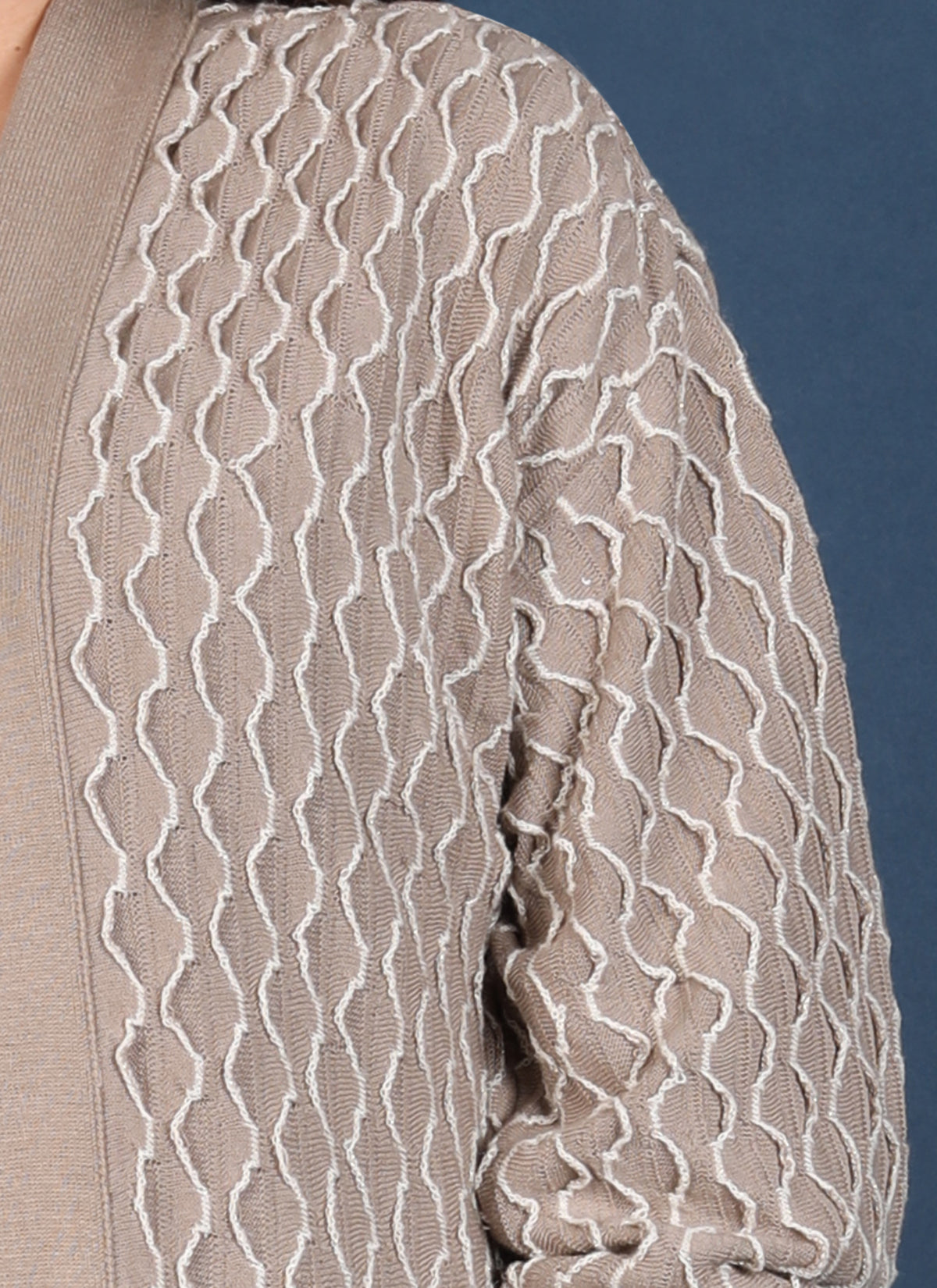 Laquinta Duster Cardigan in sandstone by Conditions Apply