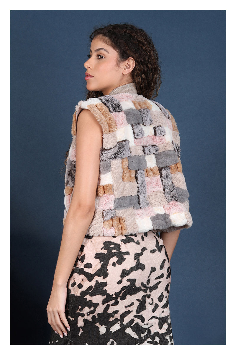 Karyme Gilet in ivory by Conditions Apply