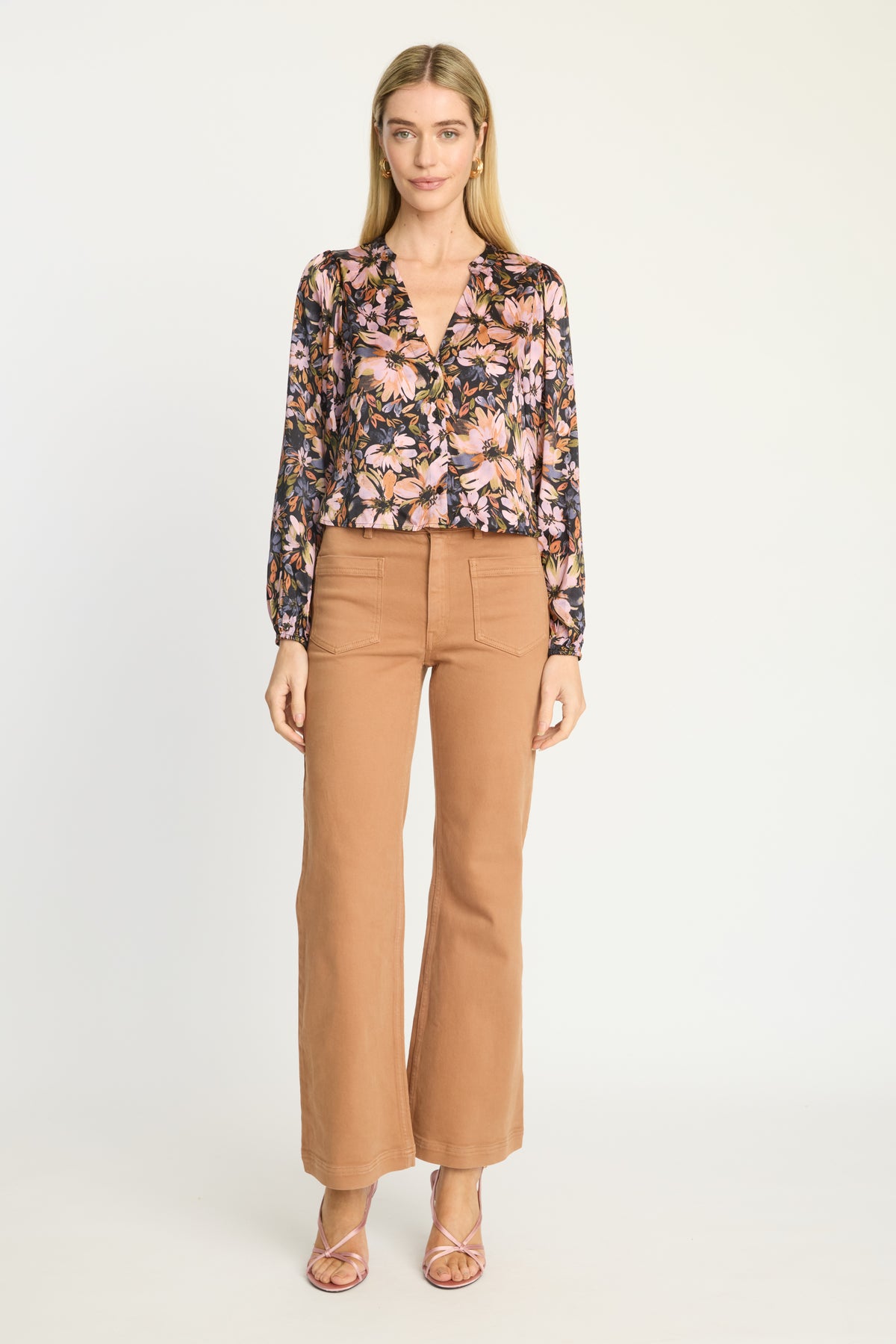 Selene Top in moon kissed floral by Caballero