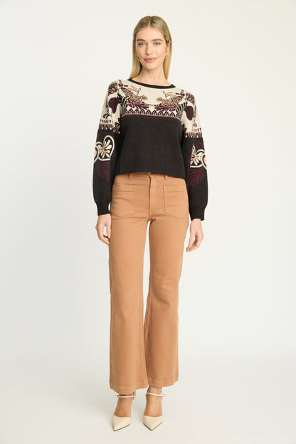 Noa Sweater in crouching cheetah by Caballero
