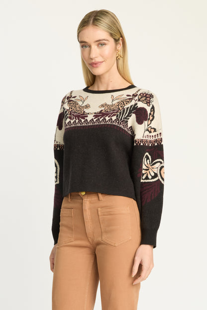 Noa Sweater in crouching cheetah by Caballero