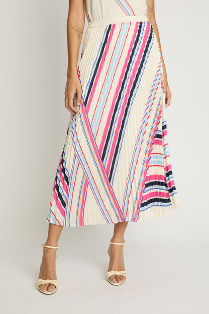 Lucille Skirt in nova stripe by Caballero