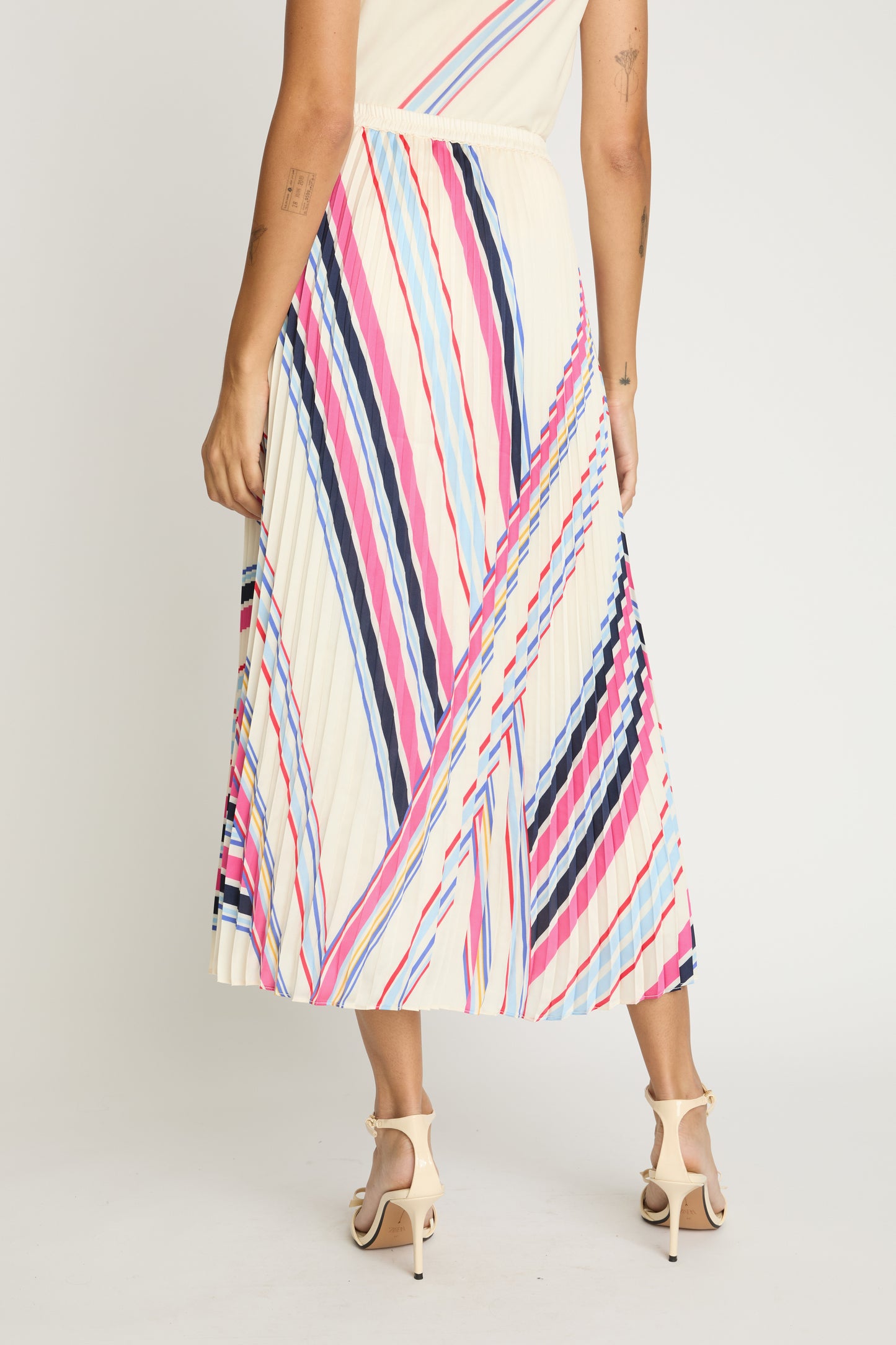 Lucille Skirt in nova stripe by Caballero